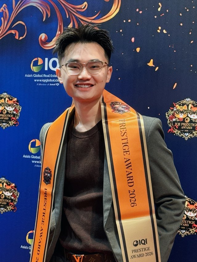 Avex, licensed real estate negotiator, at the IQI Prestige Award 2026